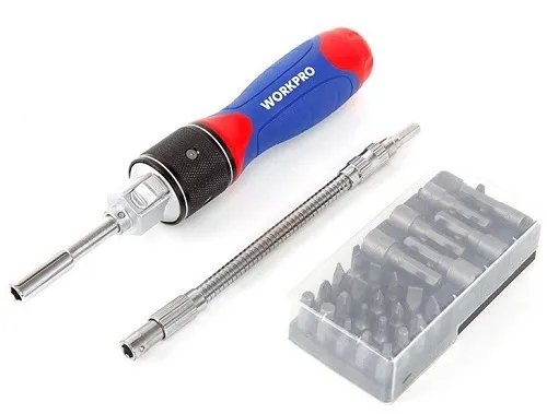 Отвертка 2X DRIVE с трещоткой (28 предметов)