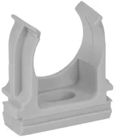 Крепеж-клипса для труб 20 мм СЕРАЯ CF20 GENERICA (100)