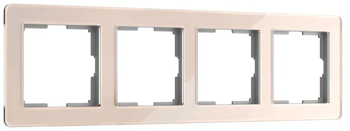 Рамка 4-я Айвори Acrylic WERKEL