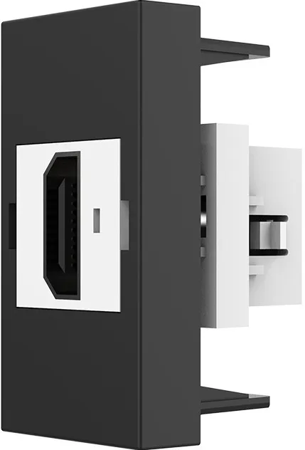 Розетка HDMI 2.0 Черный Livolo