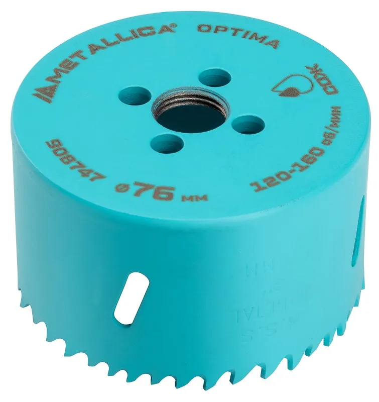 Коронка биметаллическая 76 мм METALLICA Optima