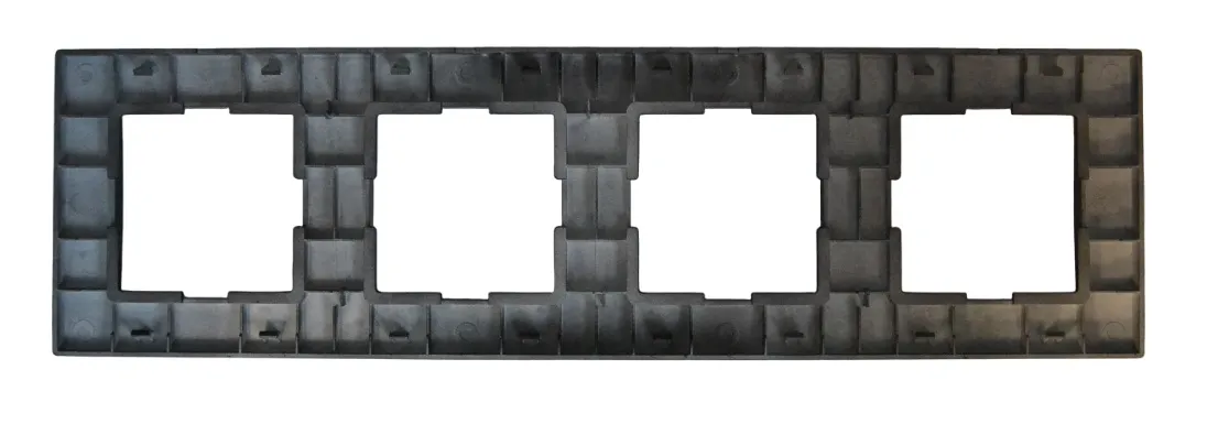 Рамка 4-я чёрная SD-P1020B "Standard" AWSproducts