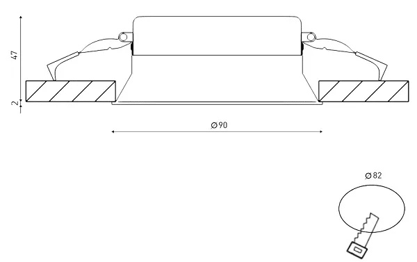 Светильник потолочный WL Белый 9Вт 4000 BQ009109-WH-NW