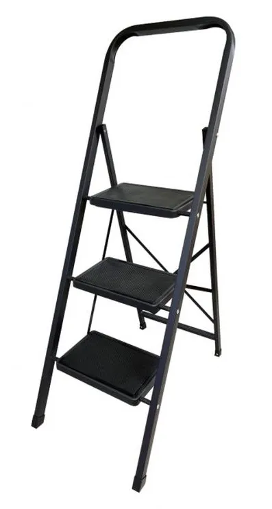 Стремянка стальная 3 ступени широкие (MK 803C) (ALUMET)