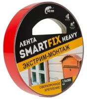 Лента всепогодная монтажная W-con SmartFix HEAVY,1,5*300см, серая/10 SFV1530G