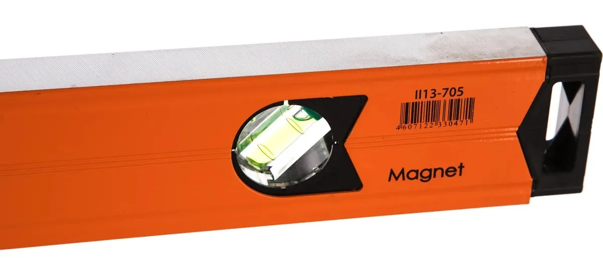 Уровень, 3 глазка, магнит, 120 см Tulips tools