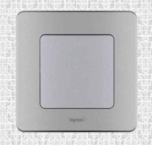 Выключатель перекрестный 1-кл. Алюминий INSPIRIA LEGRAND