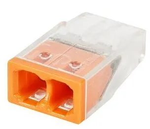 Клемма 2 отверстия 0,5-2,5 СМК 2273-202 (HLT)