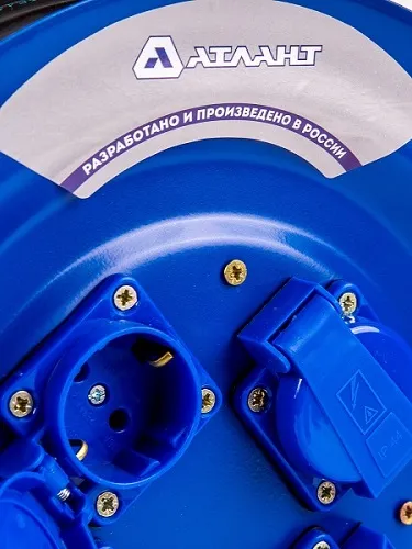 Удлинитель на метал. катушке 4гн. 30м с/з IP44 КГ 3х2,5мм2 Атлант