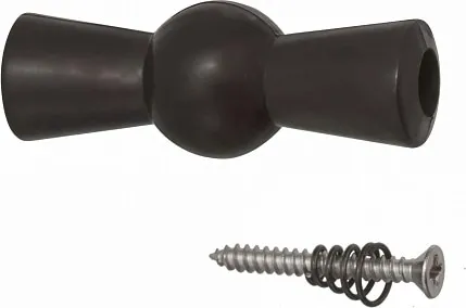 Ручка выключателя пластик (коричневый) Bironi