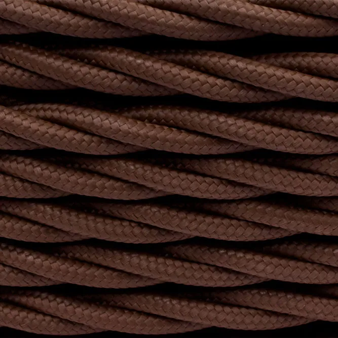 Провод витой 3*1,5 Коричневый (матовый) кратно (10м) Bironi (50м/уп)