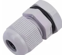 Кабельный ввод PG7 (3-6,5 мм) серый фиолет. IP68 (Гофроматик)