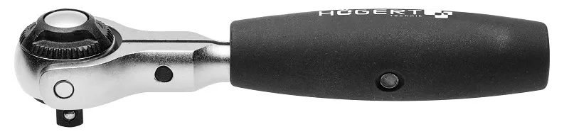 Трещотка с поворотной головкой, 1/4", 72 зубца HOEGERT