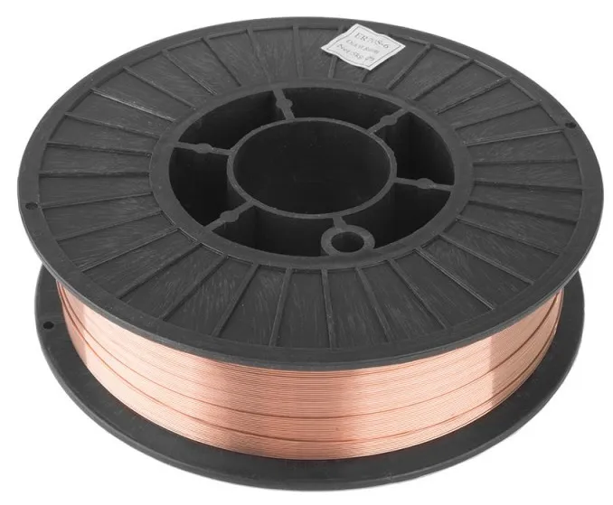 Проволока сварочная для углеродистых сталей Ф0,8мм (5кг), уп