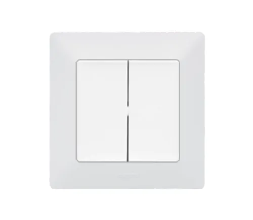 Лицевая панель для Выключатель 2-кл. Белый LIFE LEGRAND