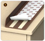 Угол для ступеней 42х20мм 1,35м "Идеал" Темно-серый (10 шт. в уп.)