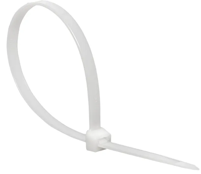 Хомут 2,5*100 белый нейлон (100 шт.) Basic (EKF), уп