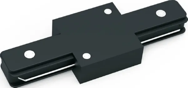 Коннектор Gauss для трековых шинопроводов прямой (I)  черный 1/50