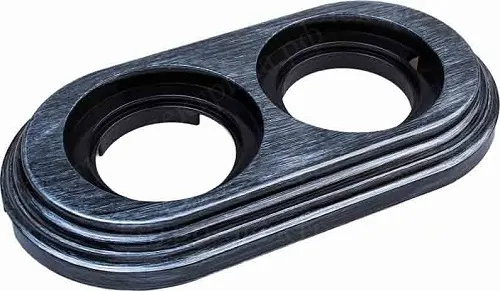 Рамка 2-я Серебряный Век (пластик) Bironi