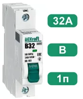 Автоматический выключатель ВА-103 B32/1 6кА Dekraft