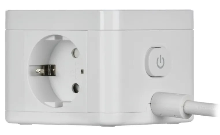 Удлинитель с беспроводной зарядкой 10Вт У02К 1,3м USB A+C белый IEK