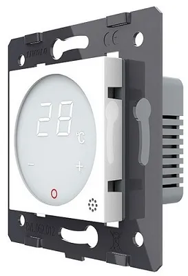 Терморегулятор сенсорный для теплого пола Белый (механизм) Livolo