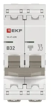 Автоматический выключатель ВА 47-63N B32/2 6кА Proxima EKF