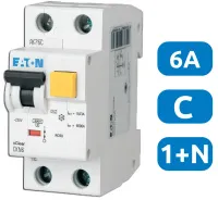 Автомат с УЗО  CKN6- 6/1N/С/003