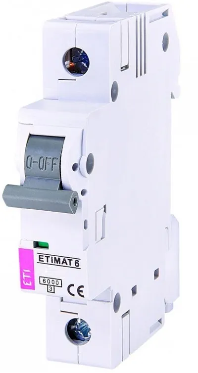 Автомат ETIMAT6 1P 6KA C 10 A E