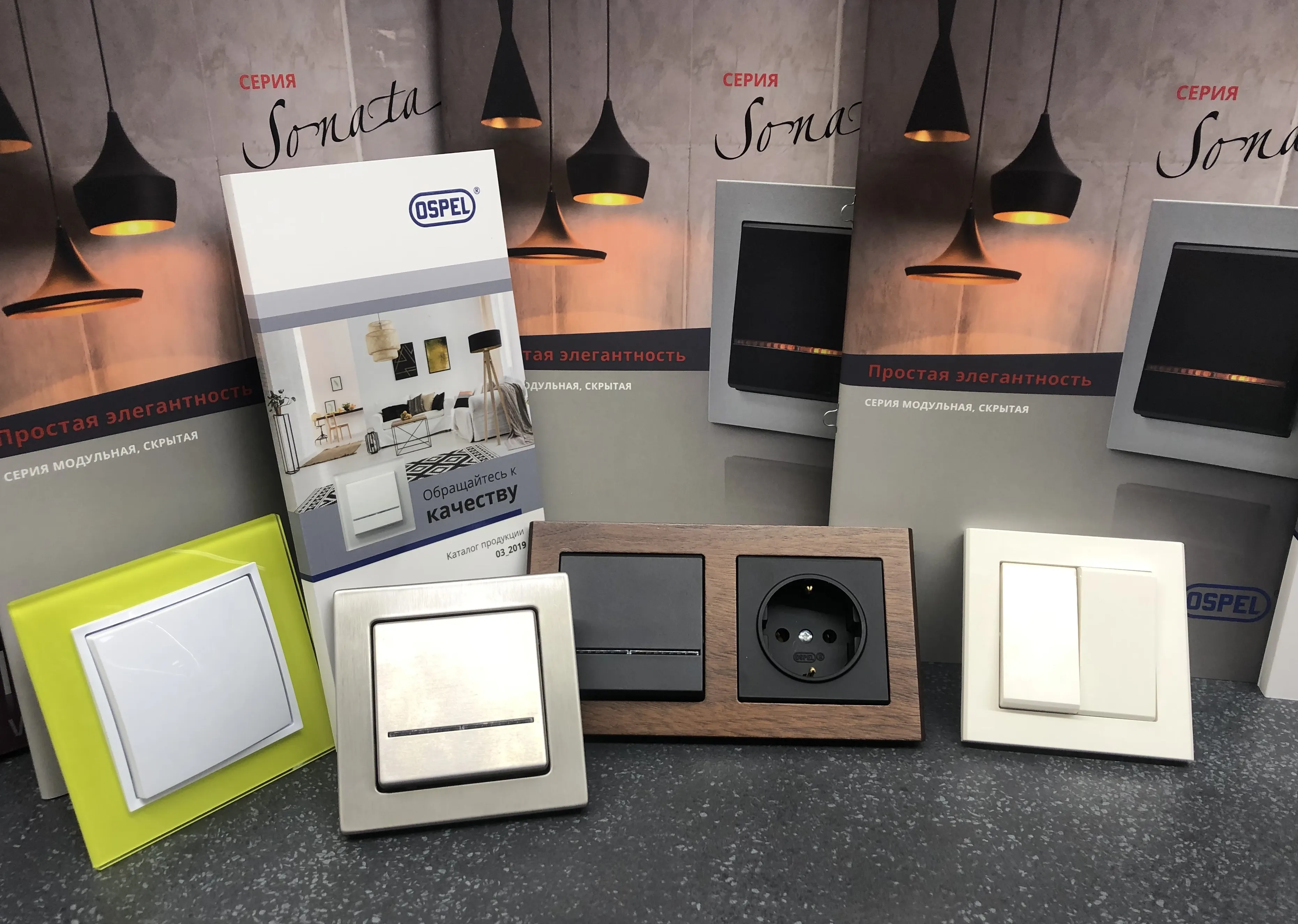 Розетки и выключатели польского производителя OSPEL Розетки и выключатели польского производителя OSPEL