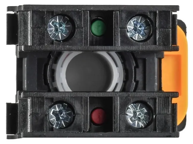 Кнопка d=22мм 1NO+1NC чёрная MASTER IEK