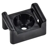 Площадка монтажная 16х23 чёрная под пистолет (100шт) IEK, уп