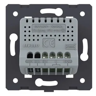 Выключатель сенсорный 1-кл. проходной (механизм) Livolo