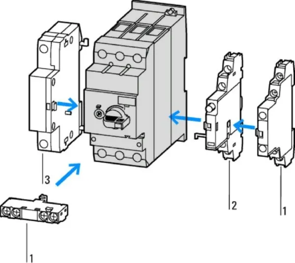 Авт. защиты эл. двигателя PKZM4-63 (55-63А)-3 pol