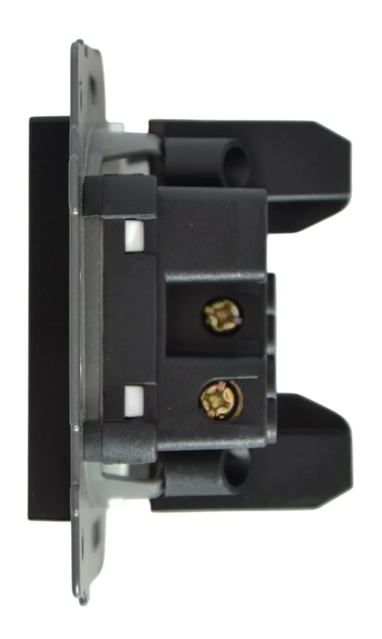 Выключатель 1-кл. чёрный A-001B "Aura" AWSproducts