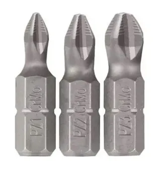 Набор бит №2 Pz1,2,3-25мм (3 шт./карта) "Quadro Torsion", ком