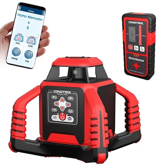 Нивелир ротационный лазерный CONDTROL Rotech HVR, 400 метров