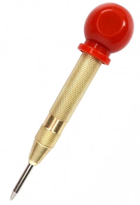 Кернер автоматический 125мм с колпачком Strong