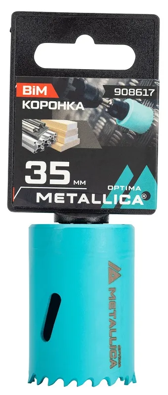 Коронка биметаллическая 35 мм METALLICA Optima