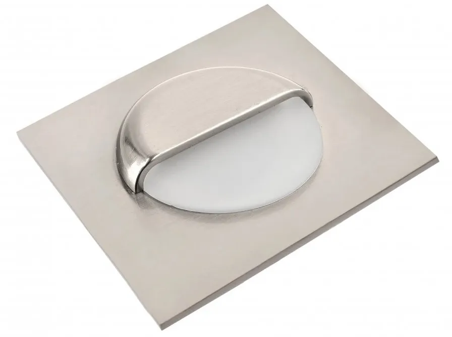 Светильник светодиодный лестничный ESCADA 0,8 W, 70 lm, 4000K, DC12V, IP20, круглый, инокс, провод 1