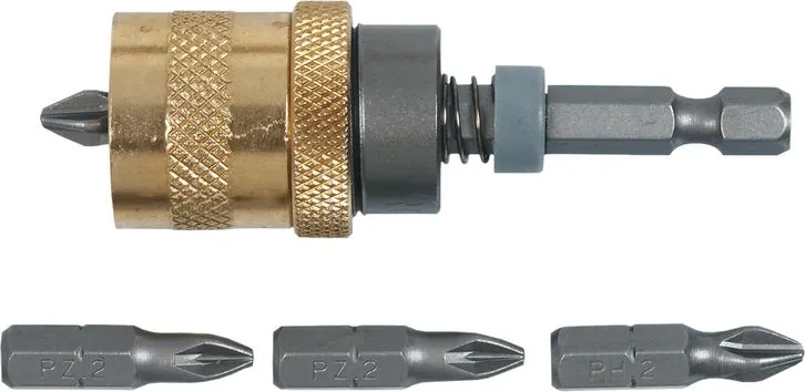 Держатель наконечников для отвертки 1/4"с ограничителем момента TOPEX