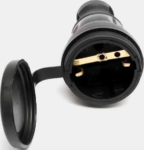 Розетка каучук переносная с/з IP44 AY-KA