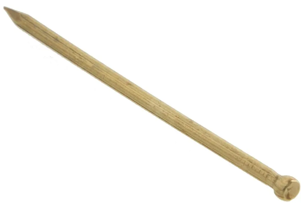 Гвозди 1,4*40 финишные латунь (150 гр.) (Стройбат)