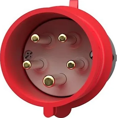 Вилка переносная 16A 5п (3P+N+PЕ) 015 IP44, 415В, MAGNUM IEK