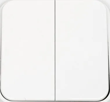 Выключатель ОУ 2-кл. Белый Пралеска Bylectrica