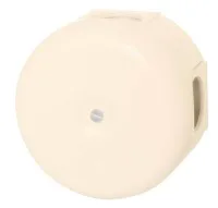 Коробка распред. 78х50мм Песочное золото (пластик) Bironi