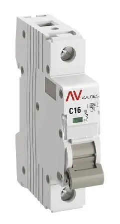 Автоматический выключатель AV-6 C16/1 6кА  AVERES EKF