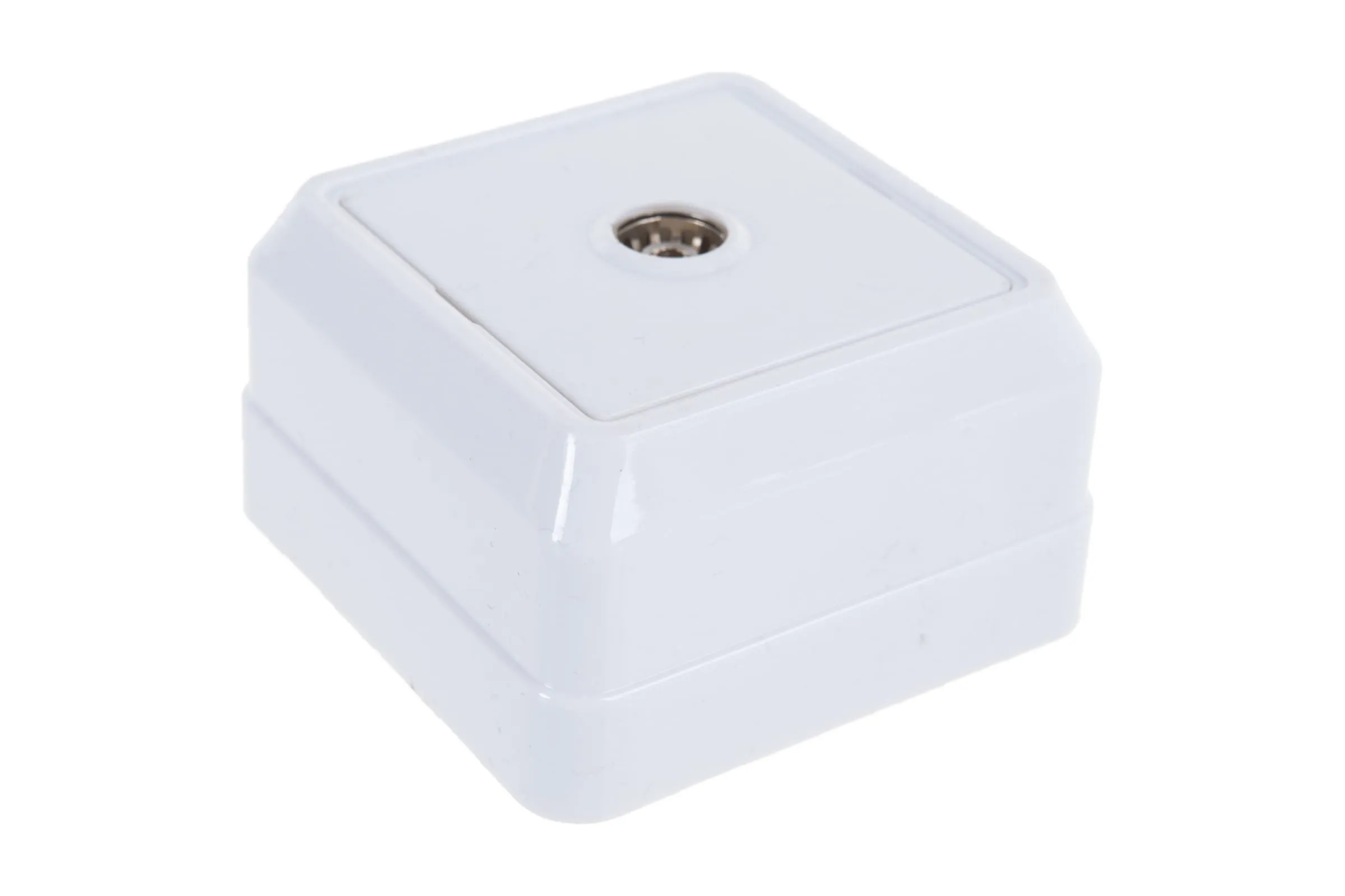 Розетка ОУ TV белая Октава IEK