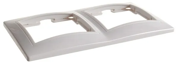 Рамка 2-я белая Кварта IEK