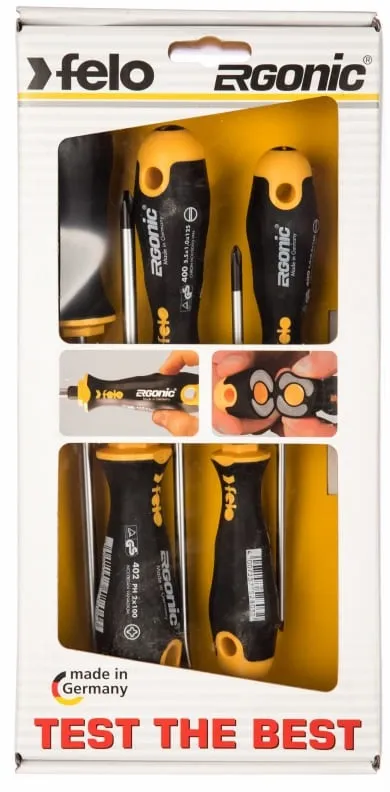 Набор отверток Ergonic 5 шт в упаковке